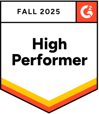 G2 Spring 2025 High Performer Medal
