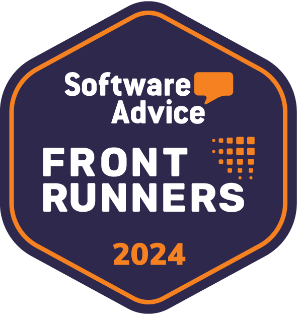 SoftwareAdvice Front Runners 2024 Badge